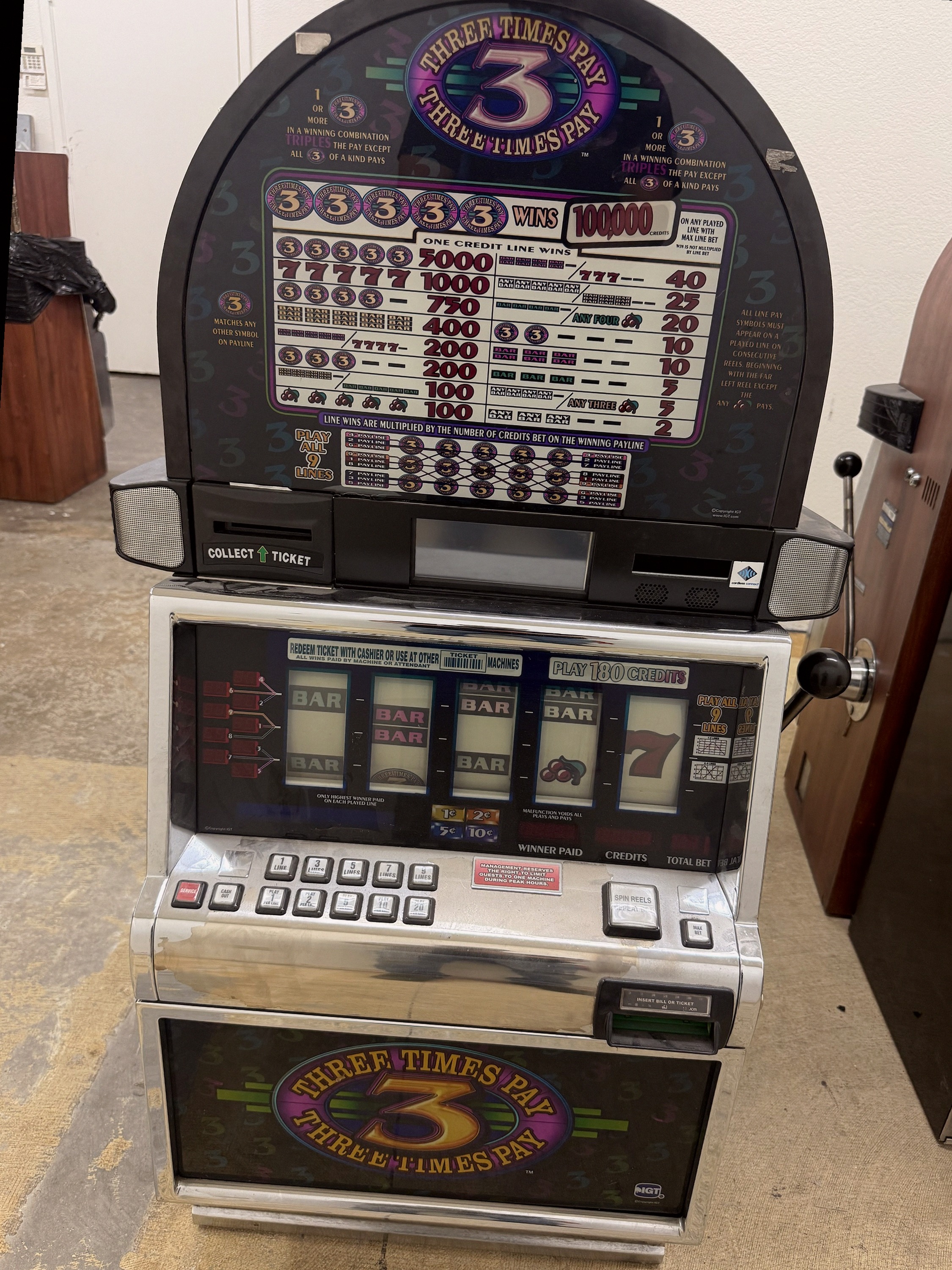IGT Reel Spinner 3 Times Pay