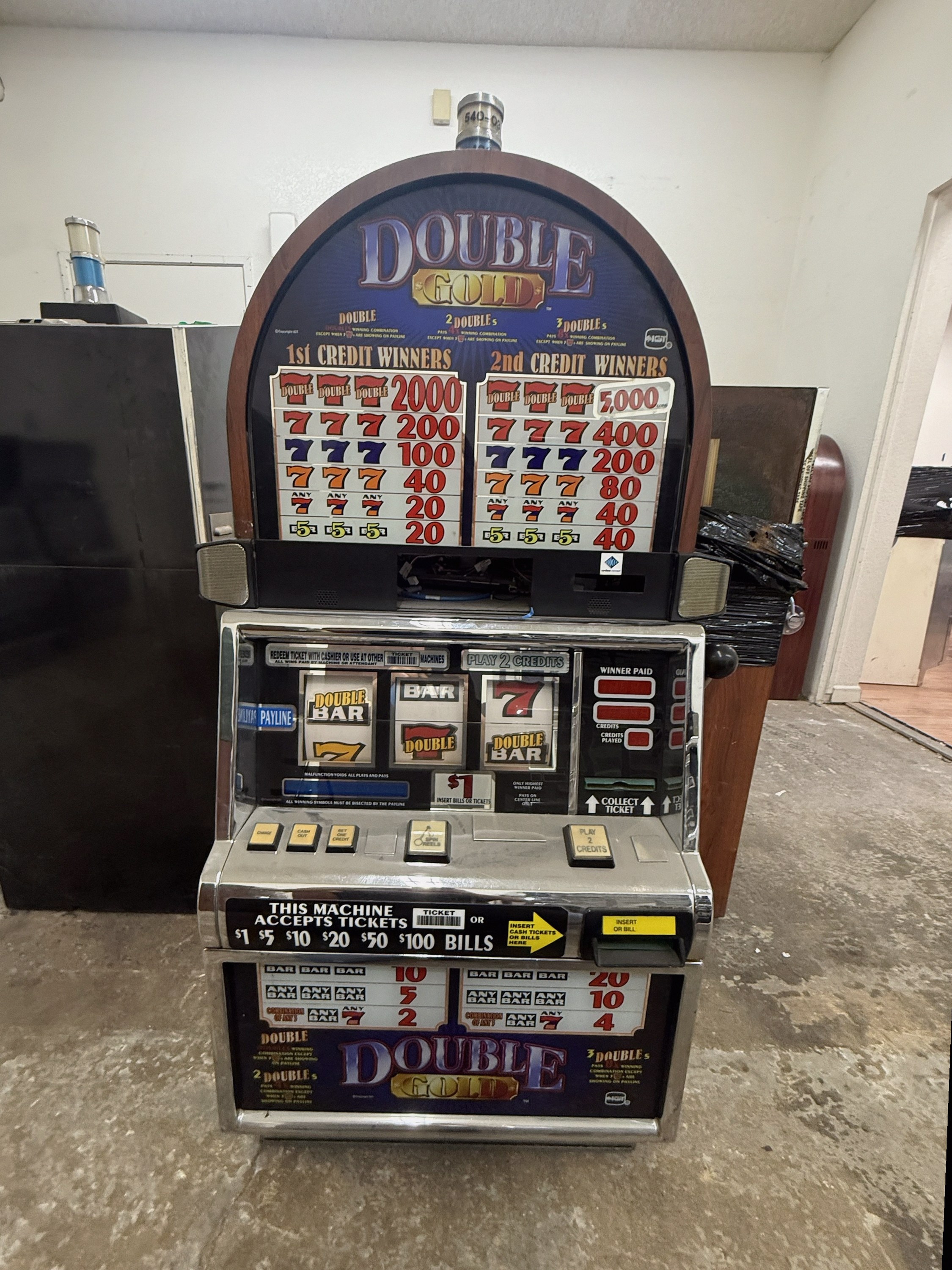 IGT Reel Spinner Double Gold