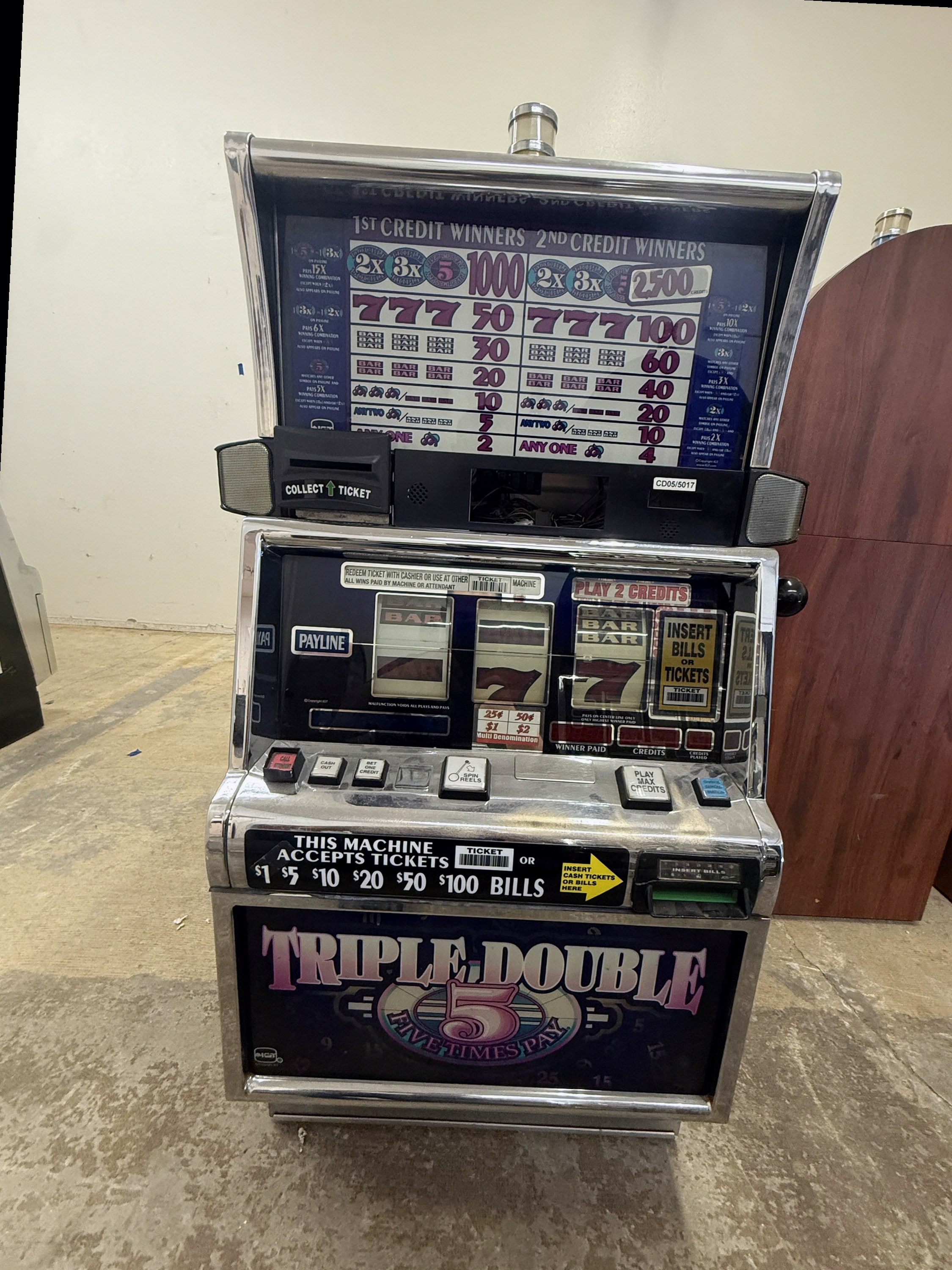 IGT Reel Spinner Triple Double 5 Times Pay