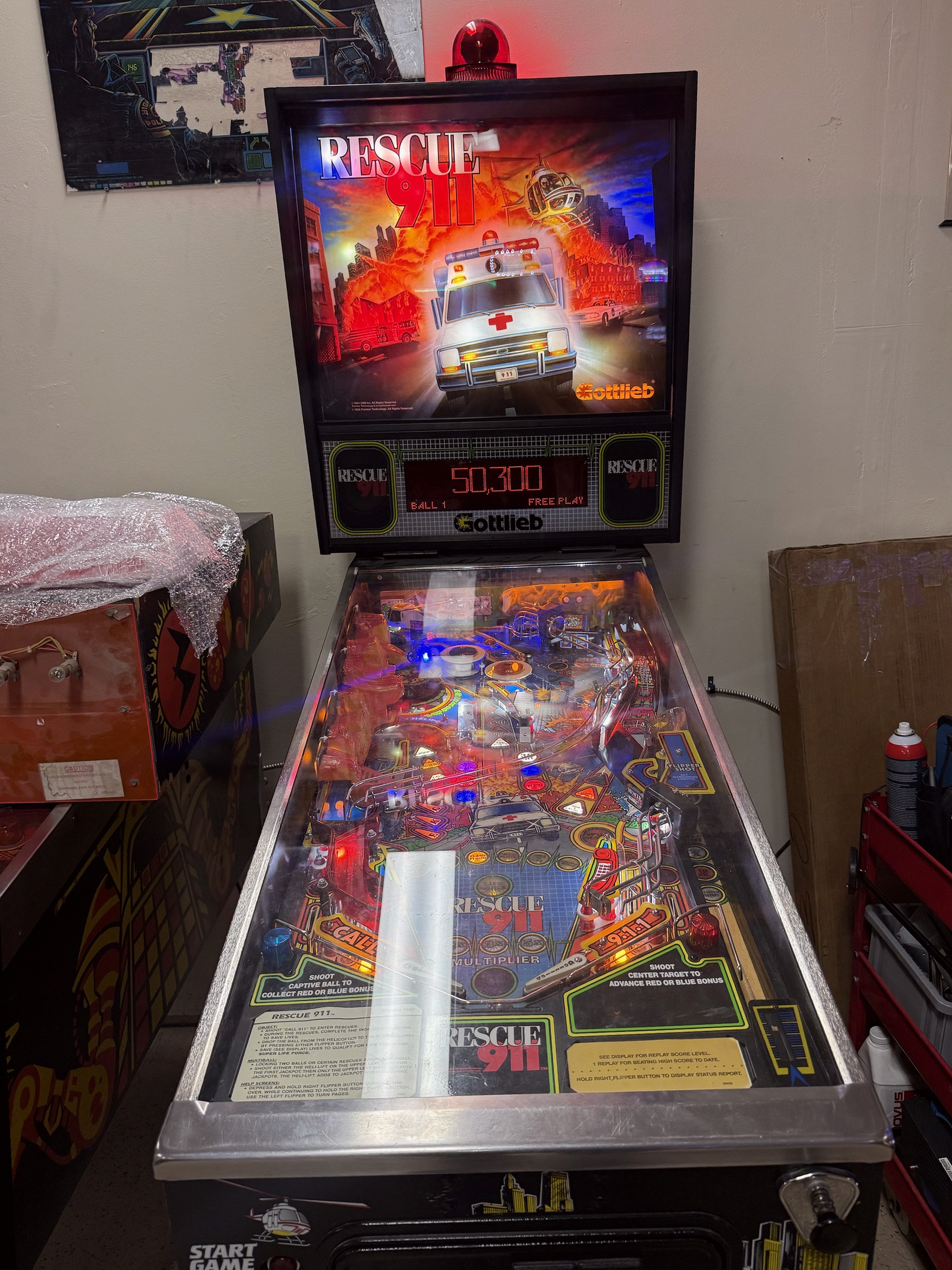Rescue 911 Pinball